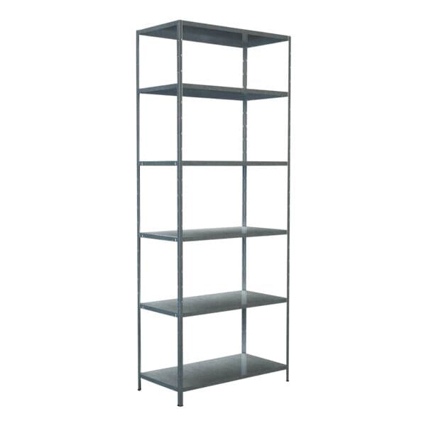 SCHULTE Lagertechnik Schwerlastregal »194012-V« 100 x 50 x 250 cm Grundregal (alleine nutzbar) grau, 100x250x50 cm Image