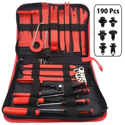 Auto Trim Puller Tool Kit Car Trim Removal Tool Set Plastic Pry Tools for Panel Door Audio Auto Clip