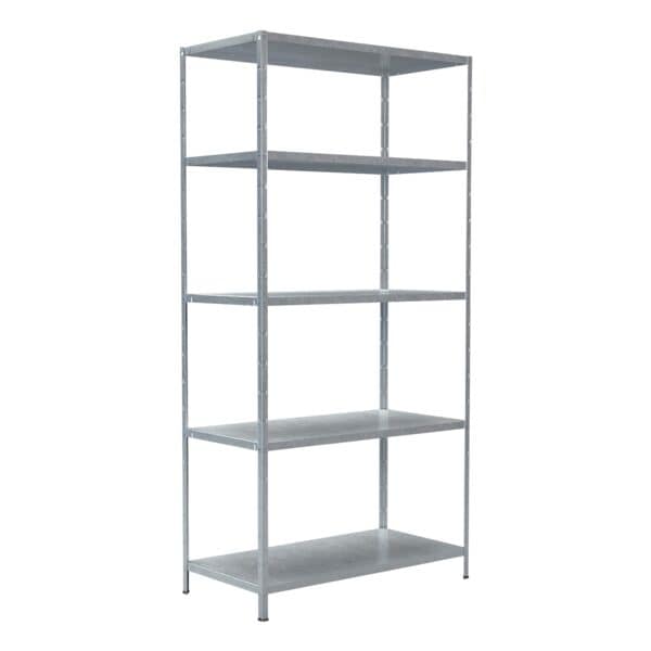 SCHULTE Lagertechnik Schwerlastregal »194010-V« 100 x 50 x 200 cm Grundregal (alleine nutzbar) grau, 100x200x50 cm Image