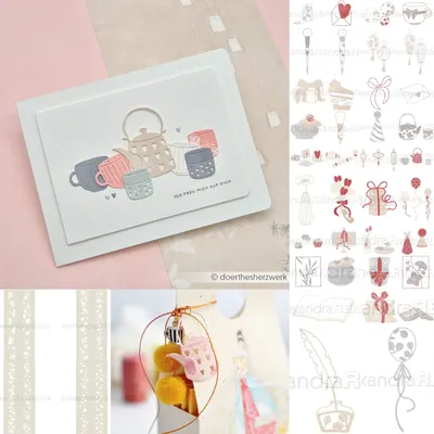 Flower Pot Kettle Bubble 2025 New Metal Cutting Dies Craft Embossing Make Paper Greeting Card Making Template DIY Handmade