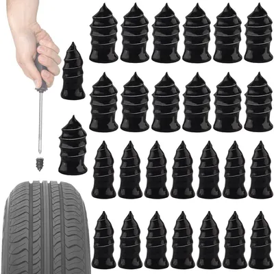 Vacuum Car Tyre Repair Rubber Nail Set Tire Screws Tubeless Repair Tools Kit for Motorcycle Truck