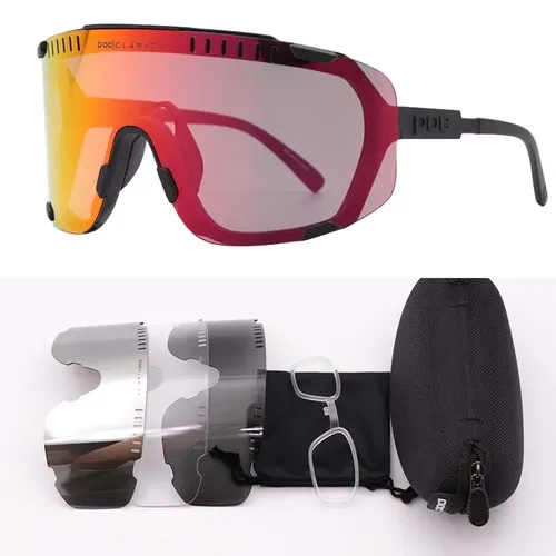 POC dévours 7 couleurs lunettes de cyclisme coupe-vent myopie Protection des yeux pour vélos de montagne et de route Sports de plein air équipement d'équitation