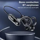 Nuove cuffie a conduzione ossea V30 Bluetooth 5.3 Earless IPX5 Cuffie sportive con scheda wireless