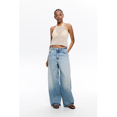 Mid-Waist Barrel Jeans