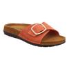 Pantolette ROHDE "RODIGO", Damen, Gr. 40, orange, Leder, klassisch, Schuhe, Sommerschuh, Schlappen, Strandschuh, Badeschuh mit Leder-Softfußbett