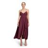 Abendkleid VERA MONT "Vera Mont Abendkleid mit Volant", Damen, Gr. 32, Normalgrößen, wild ruby, Obermaterial: 100% Polyester. Futter: 100% Polyester., elegant, tailliert lang, ohne Ärmel, Kleider, Design