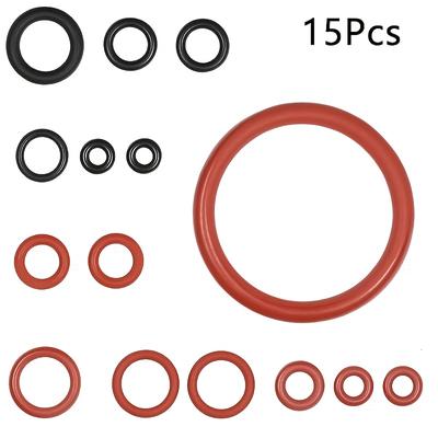 TEMU 15pcs Silicone O-ring Kit, Food-grade Replacement Seal For Espresso Machines, Italian Espresso Steam Wand , Coffee Machine Parts & Accessories, Kitchen Gadget Essentials Image