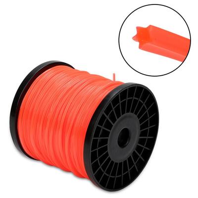 Hengda Trimmerfaden 100M Stern 2.4mm Mähfaden für Motorsense Nylon Rolle Trimmer Image