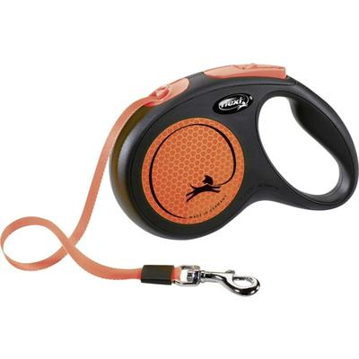 Flexi - Hundeleine New Neon neon orange Gurt 5 m Automatikleine Image