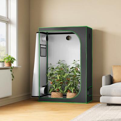 Woltu - Growzelt Gewächshaus Growbox Pflanzenzelt Zuchtzelt Zuchtschrank mit Belüftungsöffnungen Image