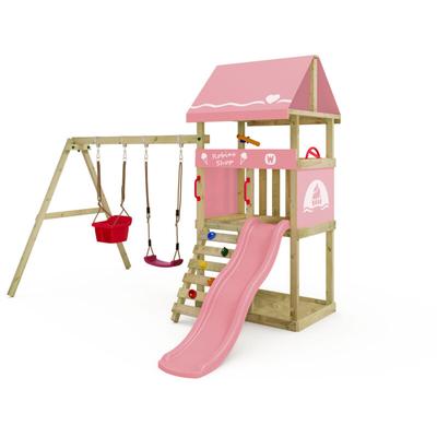 Wickey - Klettergerüst Spielturm DinkyHouse für Kleinkinder mit Rutsche und Kinderschaukel, Image