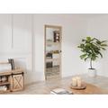 Porta scorrevole con sistema a incasso in legno e vetro temperato 3 finestre H205 x L63 cm - ACOSTA II