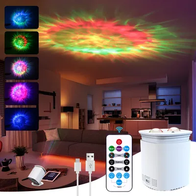 Mexllex Sunset Galaxy Projector with Remote Control, Adjustable Color, Brightness and Speed, Timer