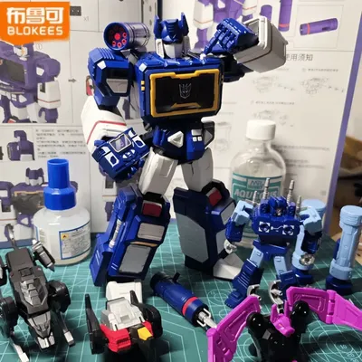 Blokees Transformers Legendary Edition Soundwave Collectible Action Figure Toy SOUNOWAVE Assembly