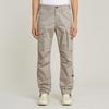 Cargohose G-STAR "Core Regular Cargo", Herren, Gr. 30, Länge 32, toggee, milk dobby, Web, Obermaterial: 88% Baumwolle, 9% Hanf, 3% Elasthan, casual, straight fit lang, Hosen