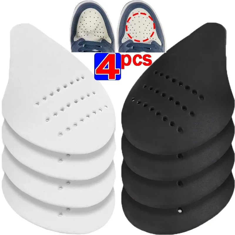 4/2pcs Schuhe Anti-Falten-Protektoren für Schuhe Frauen Männer Anti-Fold-Schuh etui Biegen Riss Schuhe Kopf Trage Kopfschutz Image