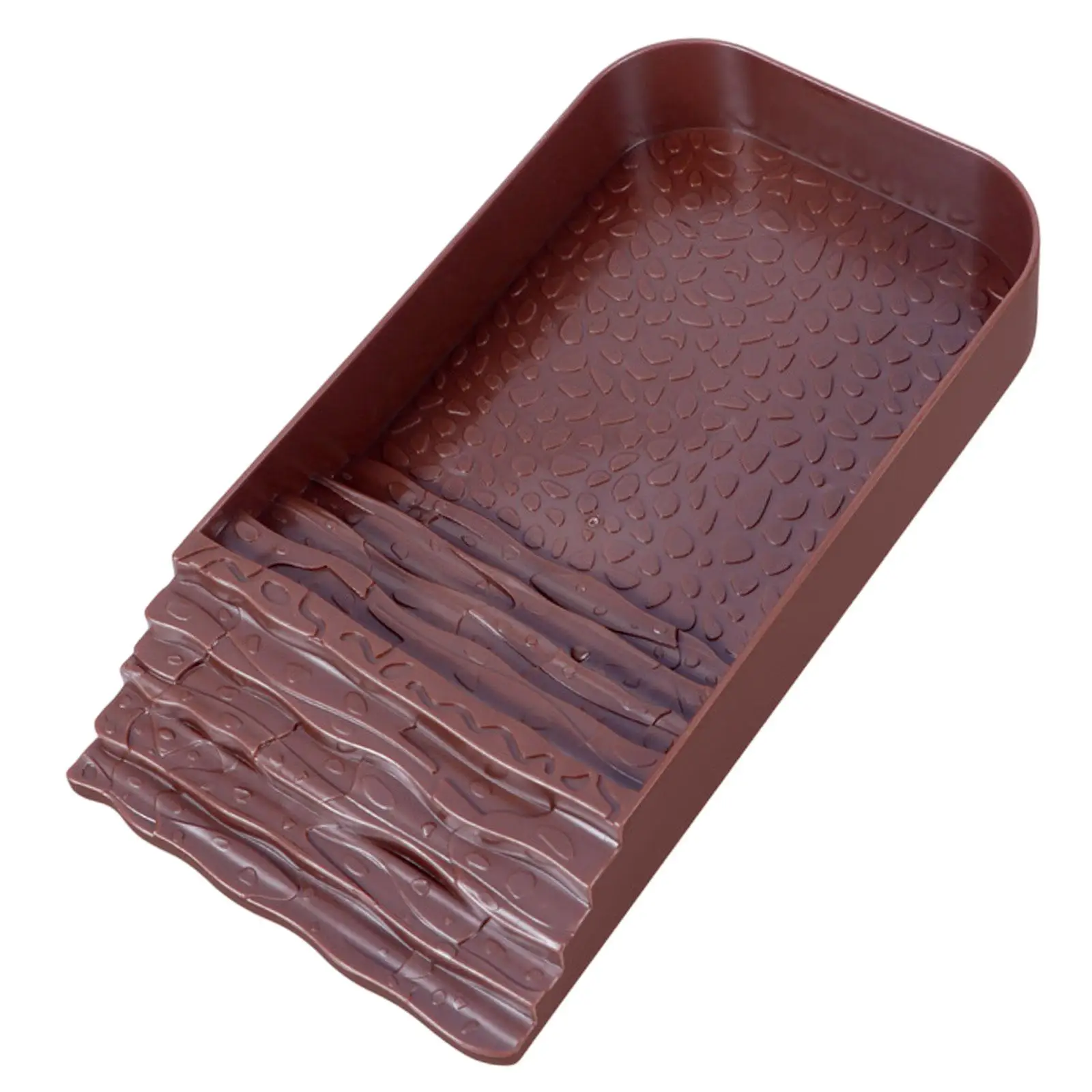 Reptilien-Futternapf mit Rampe, Schildkröten-Futternapf, Sonnenplattform, Amphibien, Wasserfutternäpfe für Schildkröten, Bartagamen Image