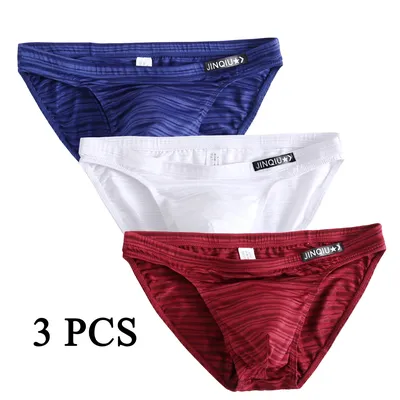 3PCS Männer Höschen Nylon Unterwäsche Männliche Marke Boxer Und Unterhose Für Homme Lot Luxus Set Sexy Shorts Geschenk Slip Image