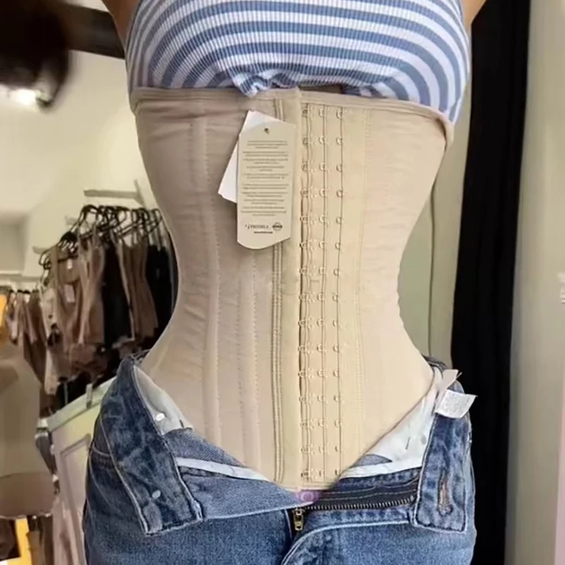 Lange Torso Korsett Taille Trainer Latex Körper Shapewear Frauen Bauch Shaper Bauch Mantel Schwimmen Gürtel Modellierung Gurt Gewicht Verlust Image