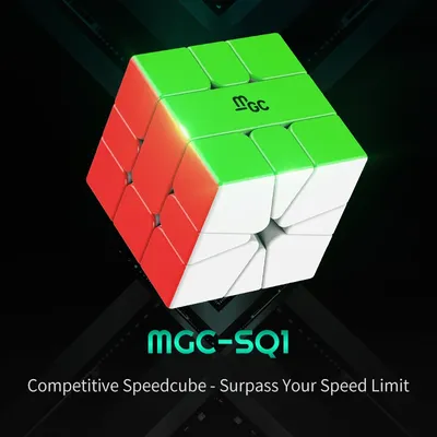 YongJun MGC SQ1 Magnetisches Geschwindigkeitswürfel-Puzzle, MGC-Serie, quadratisch, 1 Aufkleber, professionelle Puzzle-Würfel, Spielzeug für Kinder Image