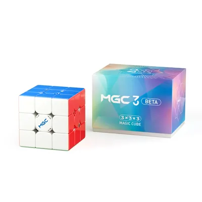 [JudyCube] YJ MGC 3 Beta Magnetischer Magic Speed Cube Stickerless MGC Beta 3x3 Professionelles Zappelspielzeug Image