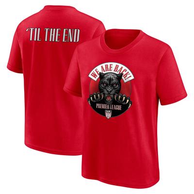 T-Shirt „Sunderland Play-Off-Gewinner – Wir sind zurück“ – Rot – Kinder Image