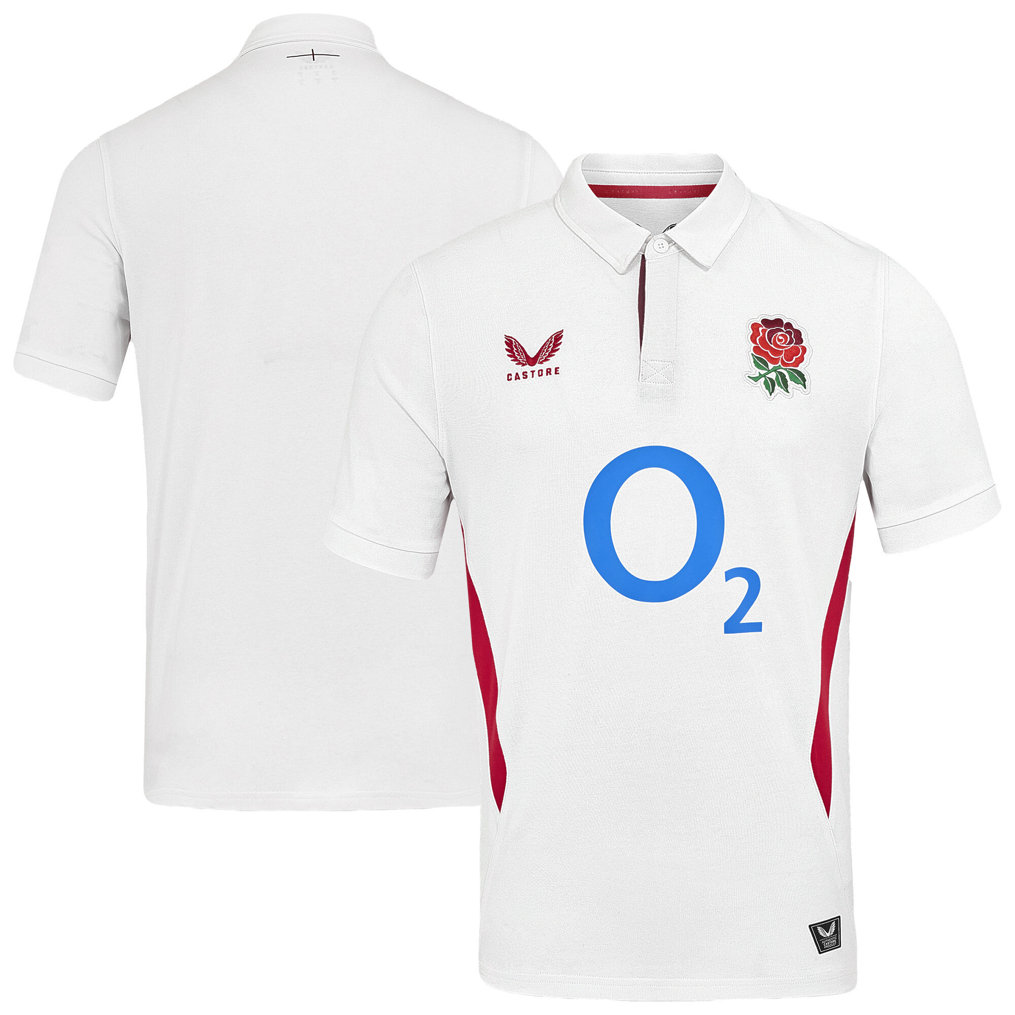 England Rugby Heimtrikot (klassisch) langärmlig 2025/26 – Weiß – Herren Image