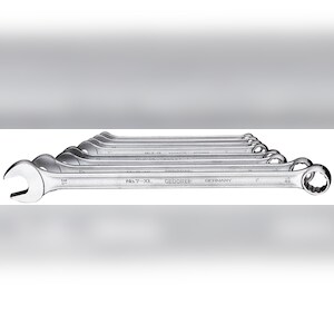 GEDORE Ring-Maulschlüssel-Satz, extra lang, 8-teilig 8-19 mm, 7 XL-080 Image