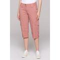 Shorts SOCCX, Damen, Gr. XXXL, Normalgrößen, beachy rot, Material: 98% Baumwolle, 2% Elasthan, unifarben, casual, lässig geschnitten knielang, Hosen, mit aufgesetzten Taschen vorne