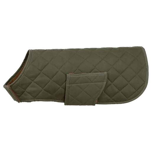 Orvis Quilted Waxed Dog Jacket - Green - Green X-large