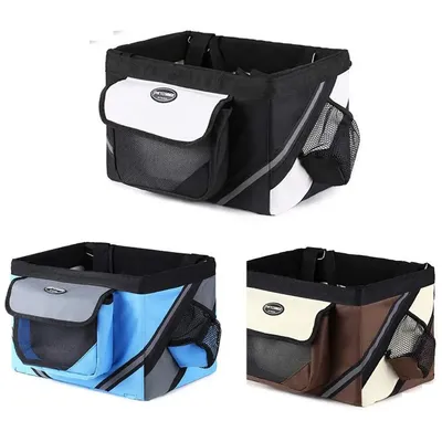 Bicycle Bag Dogs Baskets Bike Handlebar Front Basket Small Cat Dog Nest Puppy Cats Bed Carrier For Travel Shopping