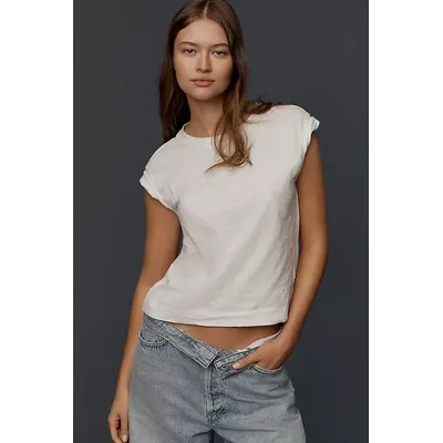 The Billy Regenerative Cotton Crew Top by Pilcro