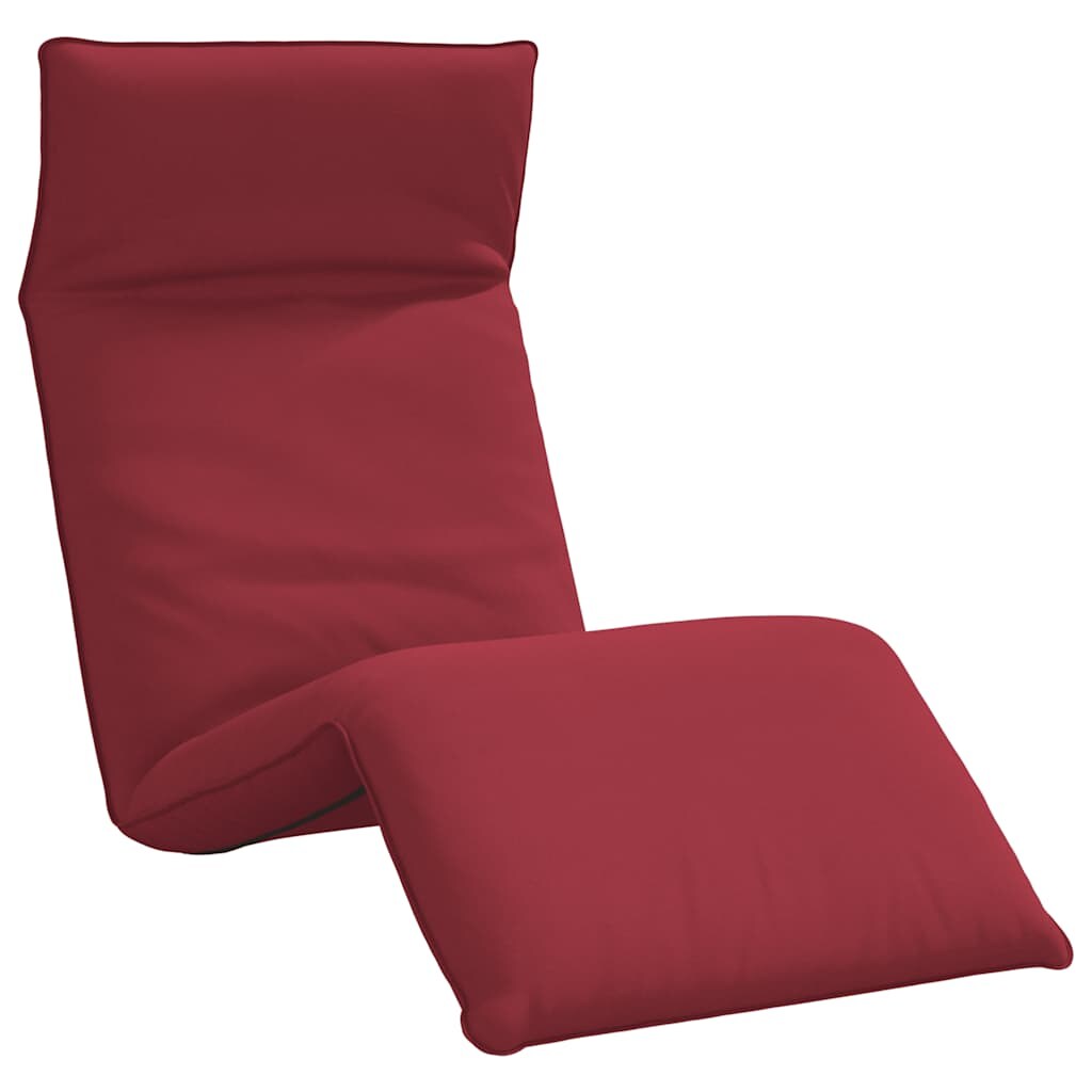 vidaXL Sonnenliege Klappbar Weinrot 175x54x8,5 cm Oxford-Gewebe Image