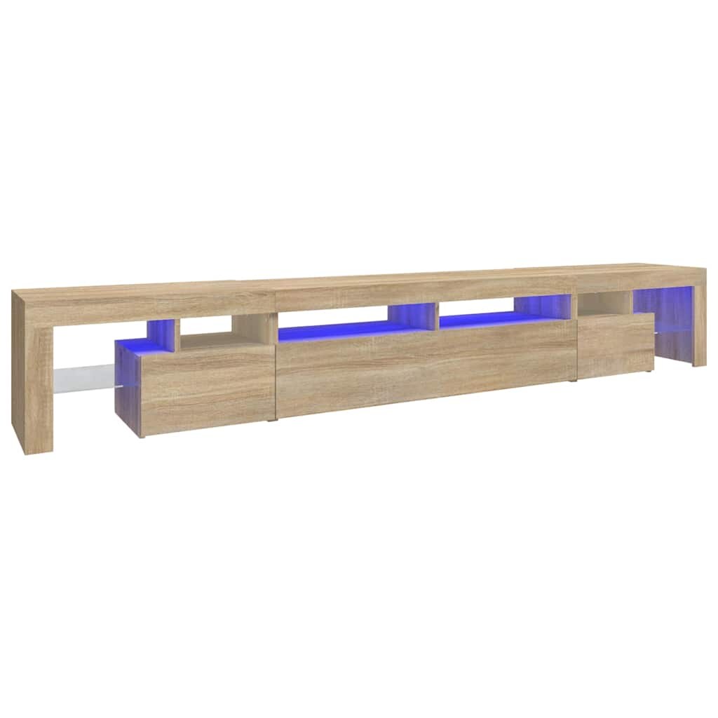 vidaXL TV-Schrank mit LED-Leuchten Sonoma-Eiche 260x36,5x40 cm Image