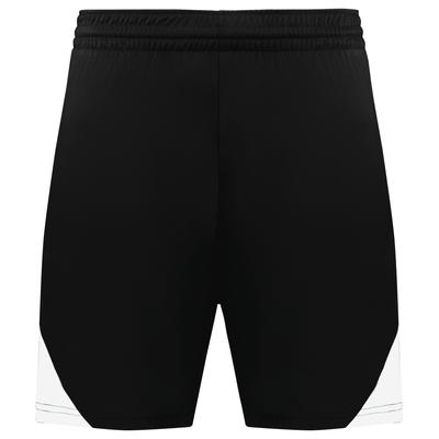 Augusta Sportswear 1737 Youth Step-Back Modern Fit Basketball Shorts in Black/White size Small | Polyester