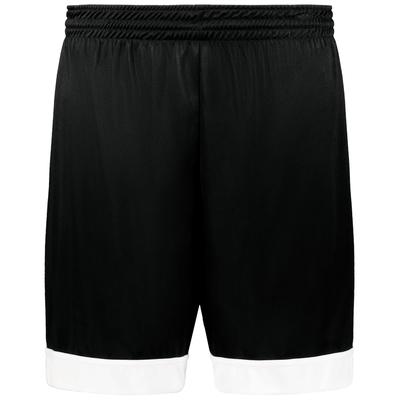 Augusta Sportswear AS6930 Youth Swish Reversible Basketball Shorts in Black/White size Small | Polyester 6930