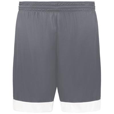 Augusta Sportswear 6929 Swish Reversible Basketball Shorts in Graphite Grey size Large | Polyester