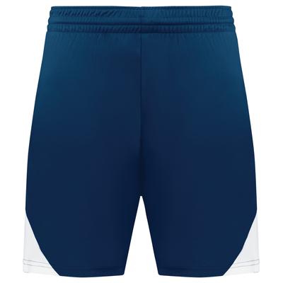 Augusta Sportswear 1736 Step-Back Modern Fit Basketball Shorts in Navy Blue/White size 2XL | Polyester