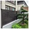 Wholesale Decorative Anti Climb Outdoor Garden Black Aluminum Fence 6ft Blade Wpc Hardware Tube