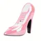 Corded Telephone, High Heel Landline Phone, Home Office Phones Decoration for Lovers Friends Gifts, high-heeled landline
