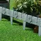 5-10pcs Garden Fence Imitation Stone Plant Support Stake Outdoor Edging Decorative Border DIY Lawn