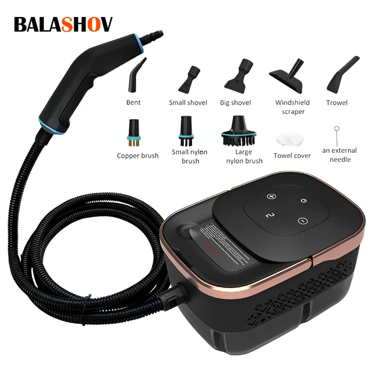 1500 W Hochdruck-Dampfreiniger, tragbarer Handdampfreiniger, Hochtemperatur-Dampfreinigungsmaschine, Küche, Auto, 220 V, 110 V Image