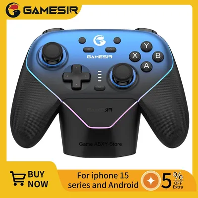 GameSir Super Nova Wireless Switch Controller mit Ladestation Hall Effect Joystick für PC Nintendo Image