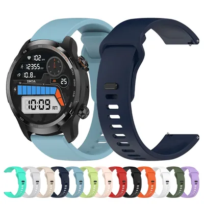 Silikon 22mm 20mm Uhr Band Für TicWatch E2/E3/GTH 2/GTX/GTW strap Für TicWatch Pro 3 Ultra LTE Armband Sport Armband Gürtel Image