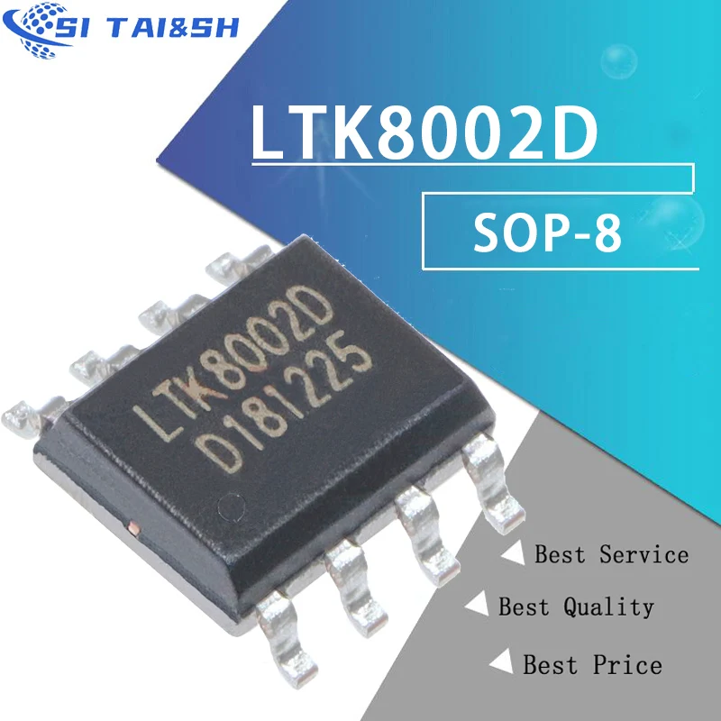 10pcs ltk8002d ltk8002d 8002d Patch sop-8 3w Klasse ab High-End-Audio-Leistungs verstärker ic Chip Image