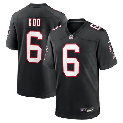 Atlanta Falcons Nike Alternatives Spieltrikot - Schwarz - Younghoe Koo - Mens Image