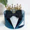 3 set/1 set vestito papillon uomo cake topper buon compleanno cake topper per la festa del papà