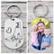 Portachiavi personalizzato con 6 foto Il miglior papà di sempre Portachiavi con foto incise con nome personalizzato Regalo per la festa del papà per papà papà papà padre