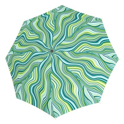 doppler Fiber Flex AC Stockschirm 88 cm lemon Grün Damen Image