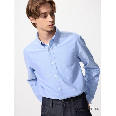 Uniqlo - Oxford Shirt (slim Fit) - Blue